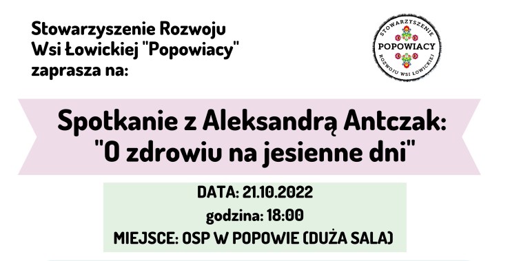 Spotkanie „O zdrowiu na jesienne dni”