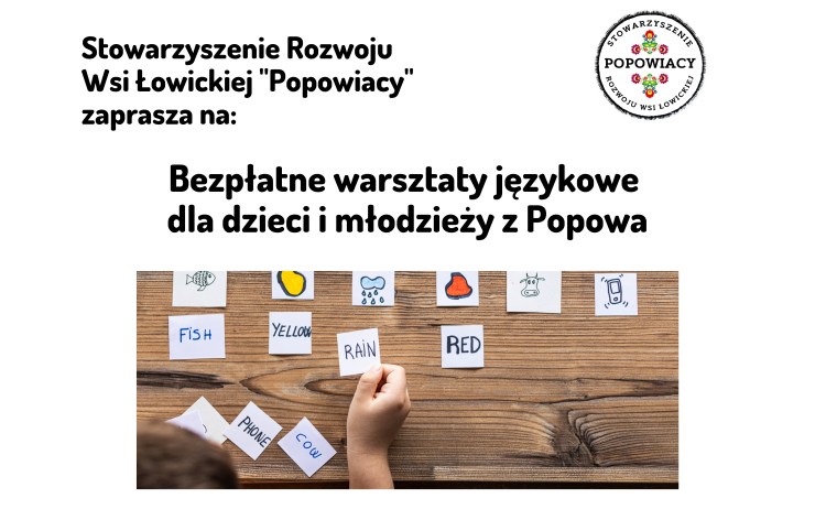 Zapisy na warsztaty języka angielskiego dla dzieci i młodzieży