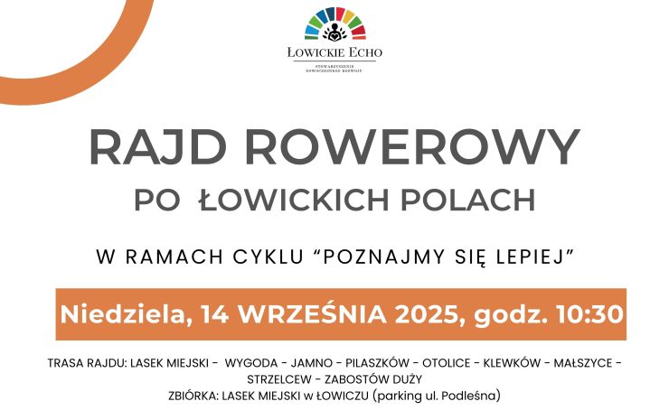 Rajd rowerowy po łowickich polach